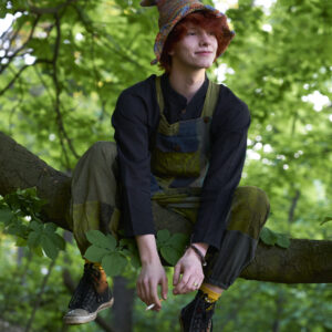 Spiczasty kapelusz z konopi