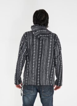 Bluza z bawełny gheri - czarno-biała