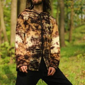 Psychodeliczna bluza z kapturem - tie dye