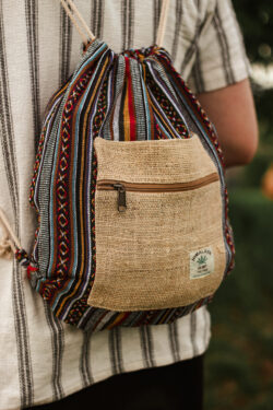 Plecak-worek w stylu etno od Kana Sapiens