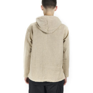 Bluza w kremową jodełkę - hoodie