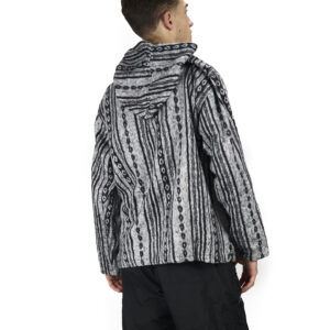 Bluza z bawełny gheri - szaro-czarna