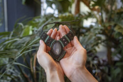 Kolia z makramy - jadeit