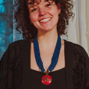 Kolorowy naszyjnik nepalski z koralików