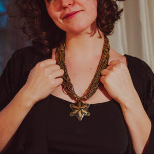 Naszyjnik nepalski z koralików