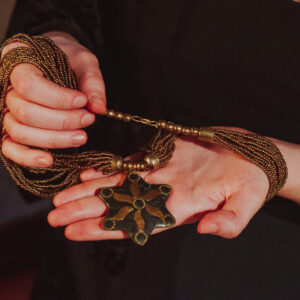 Naszyjnik nepalski z koralików