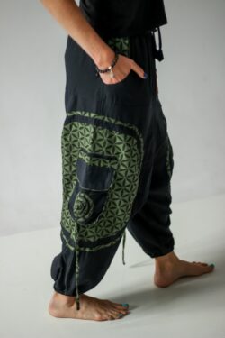 Szarawary alladynki - zielony kwiat życia