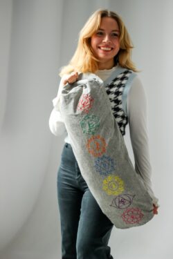 Bawełniana torba na matę do jogi