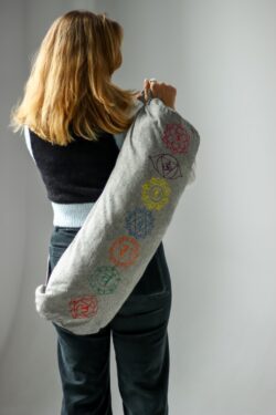 Bawełniana torba na matę do jogi