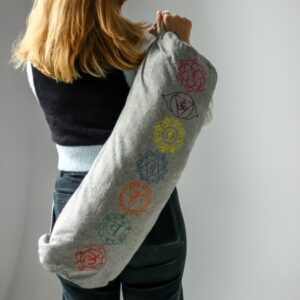 Bawełniana torba na matę do jogi