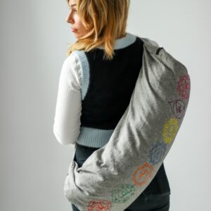 Bawełniana torba na matę do jogi