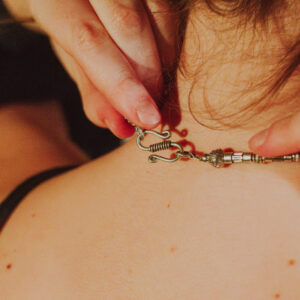 Kolia ze srebra tybetańskiego