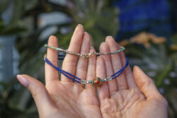 Delikatny naszyjnik ze srebra tybetańskiego