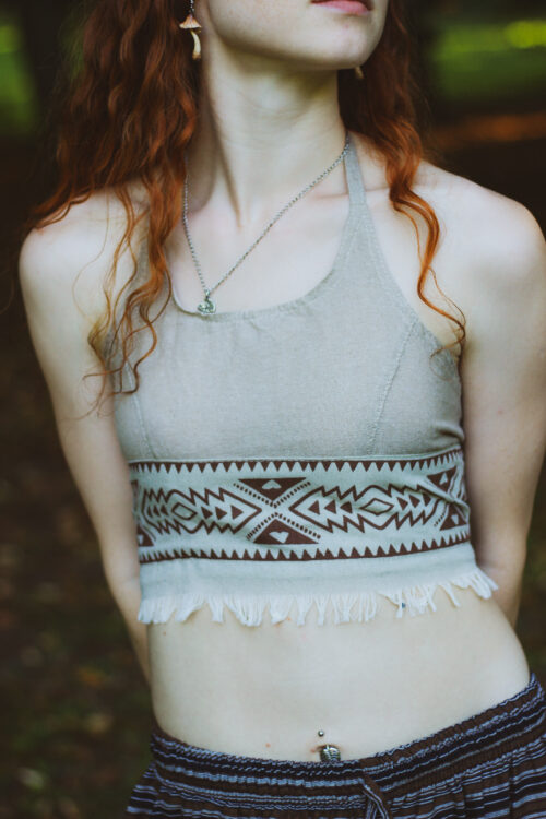 Etno top Etno top z wiązaniem