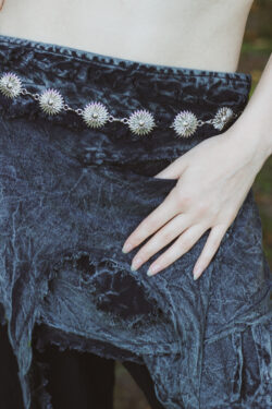 Psychodeliczna spódniczka - czarna