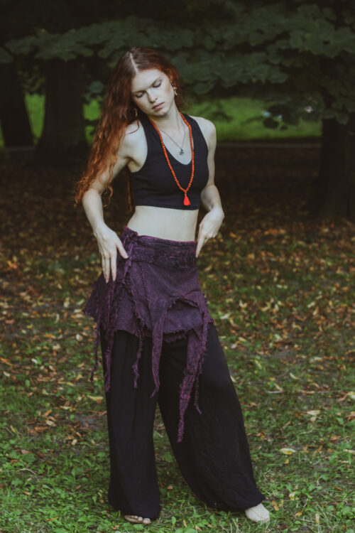 Psychodeliczna spódnica Psychodeliczna spódniczka - bordowa