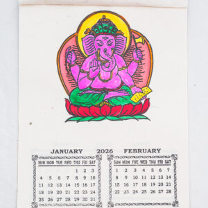 Kalendarz ścienny 2026 - Ganesh