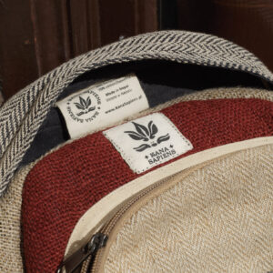 Czerwono-beżowy plecak Himalayan Hemp