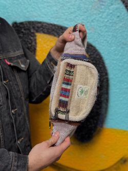 Kolorowa nerka Himalayan Hemp - beżowa kieszonka