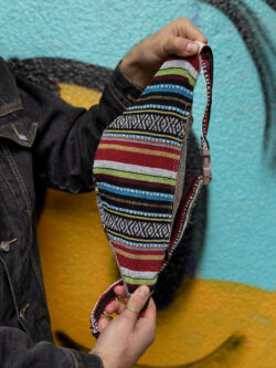 Kolorowa nerka Himalayan Hemp - beżowa kieszonka