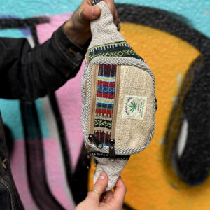 Kolorowa nerka Himalayan Hemp - beżowa kieszonka