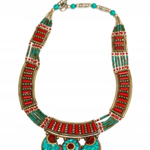 Kolia ze srebra tybetańskiego