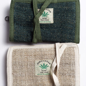 Etui z konopi - saszetka na tytoń NATURALNA