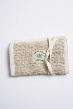 Etui z konopi - saszetka na tytoń NATURALNA