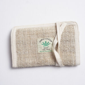 Etui z konopi - saszetka na tytoń NATURALNA