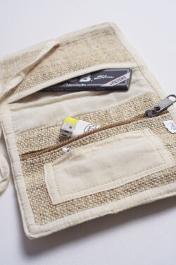 Etui z konopi - saszetka na tytoń NATURALNA