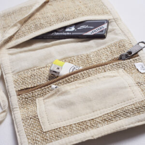 Etui z konopi - saszetka na tytoń NATURALNA