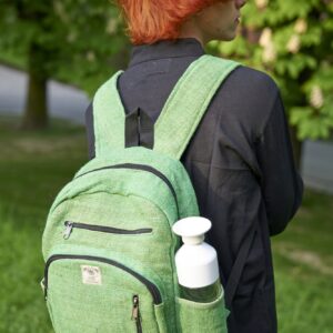 Zielony plecak z konopi Himalayan Hemp