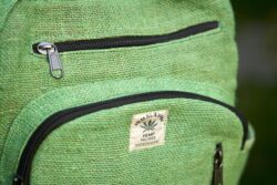 Zielony plecak z konopi Himalayan Hemp