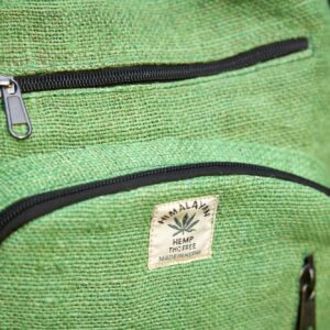 Zielony plecak z konopi Himalayan Hemp