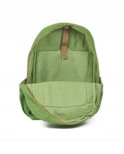 Zielony plecak z konopi Himalayan Hemp