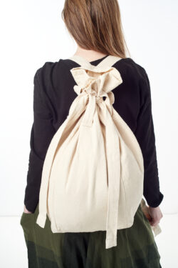 Plecak bawełniany - rustykalny beż