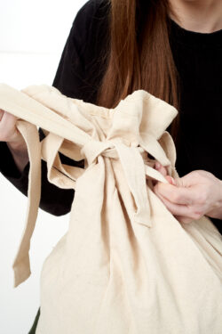 Plecak bawełniany - rustykalny beż